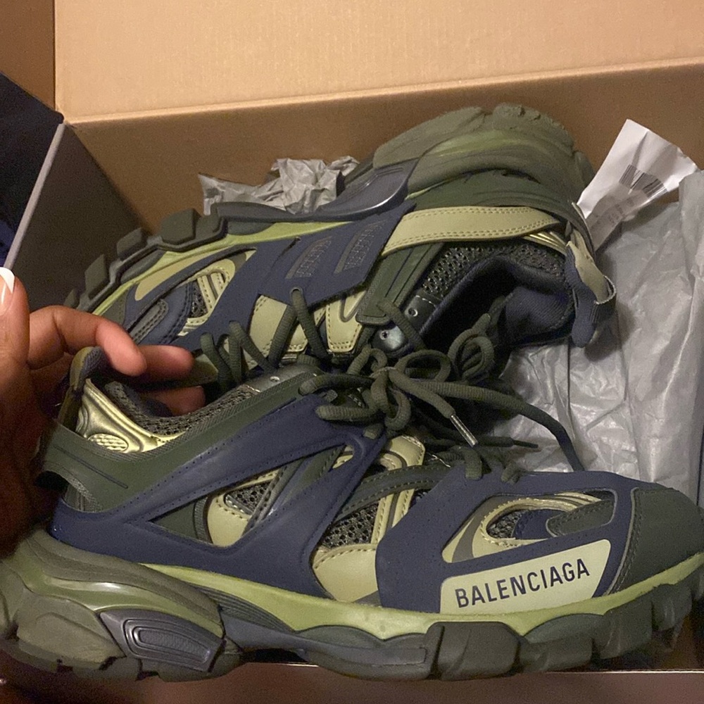 Blue & green Balenciaga